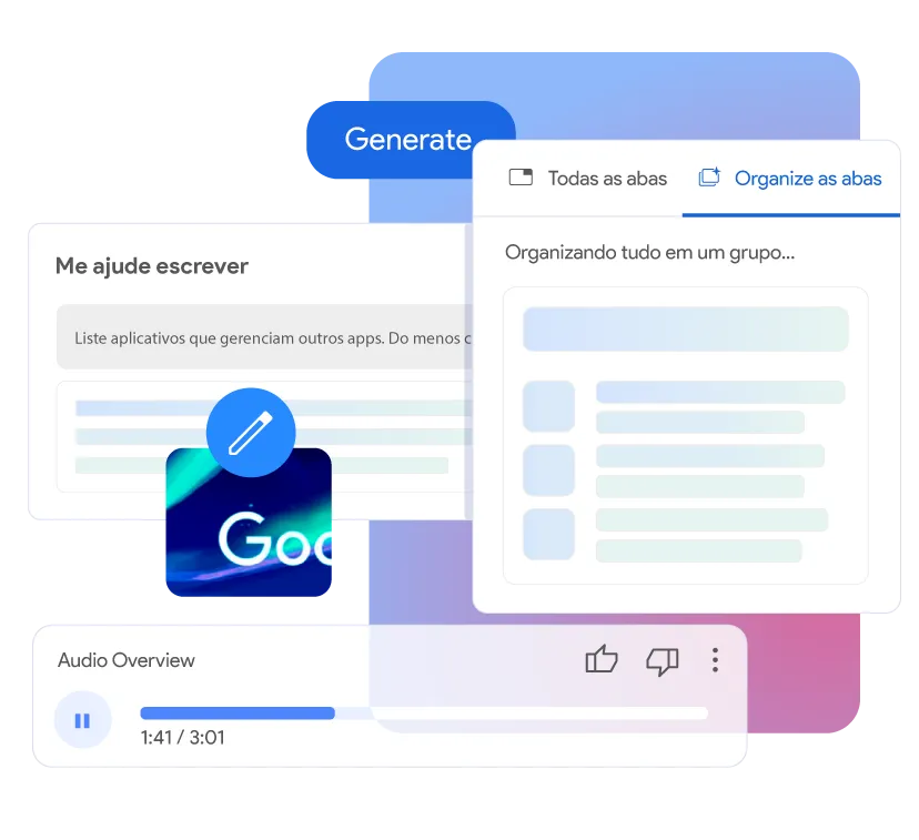 Recursos de IA do Google Workspace