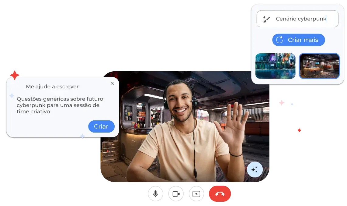 Gemini no Google Meet