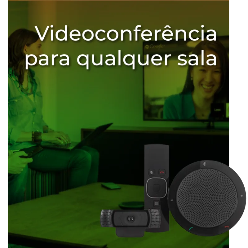 Salas de reunião com Google Meet hardware